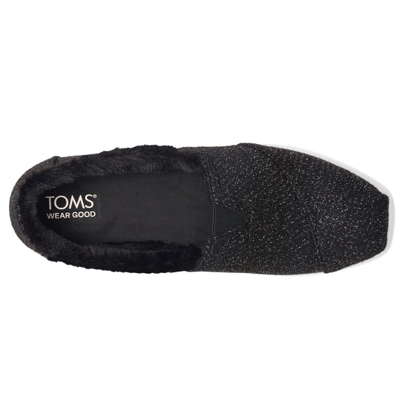 TOMS Women’s Alpargata Black Classic Flats - Picture 6 of 6